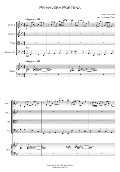 A. Piazzolla - Spring (Primavera Portena) - Image 2