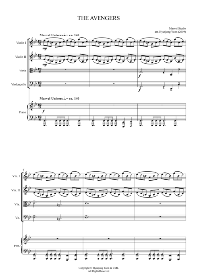 The Avengers (Piano Quintet ver.) - Image 3
